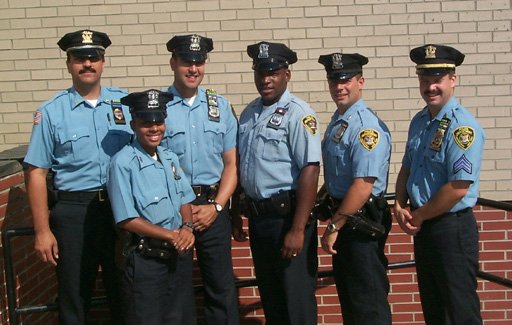 Uniformed police officers