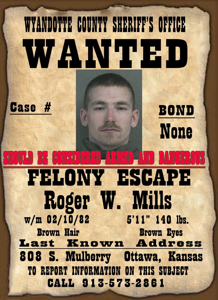 A wanted poster